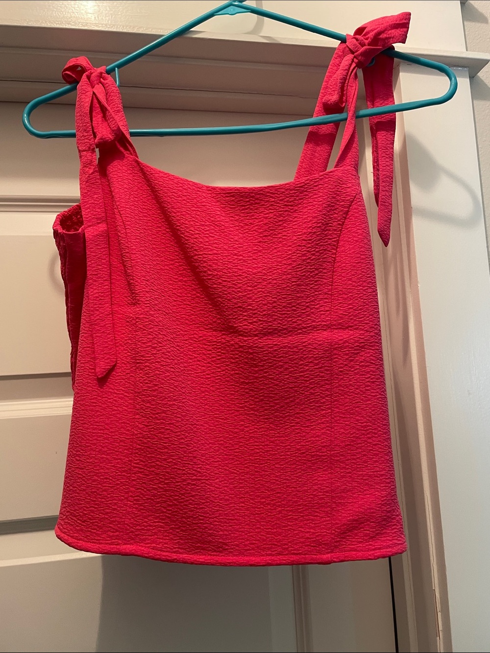 Old Navy Hot Pink Tie-Shoulder Camisole
